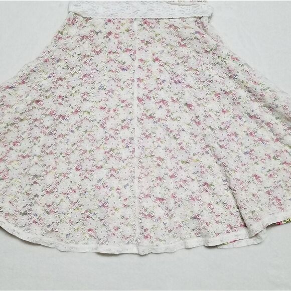 VINTAGE Volume One Lace Floral Fit & Flare Dress - Picture 15 of 16